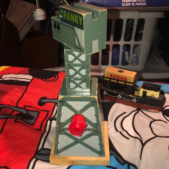 Older set cranky bulstrode cargo Thomas wooden - Picture 11 of 12